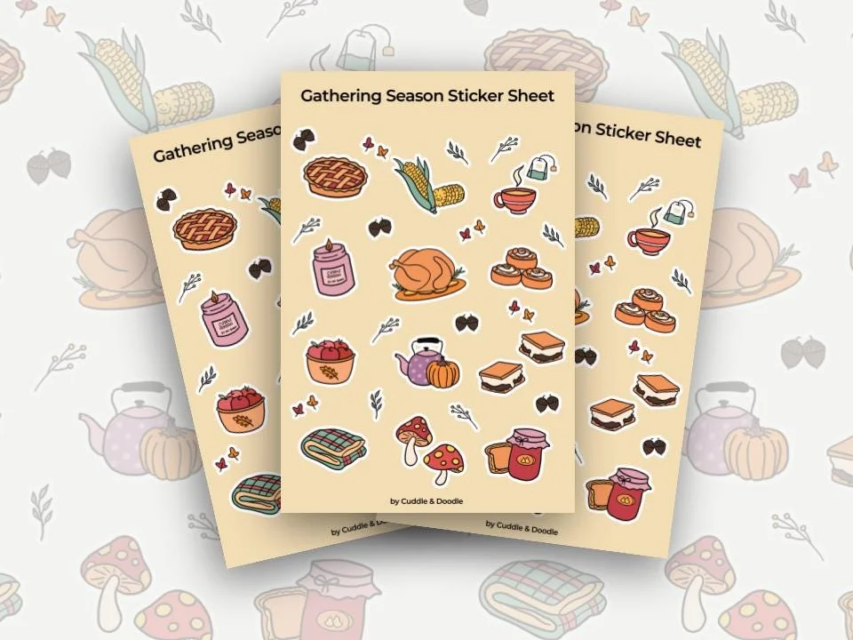 Thanksgiving Sticker Sheet