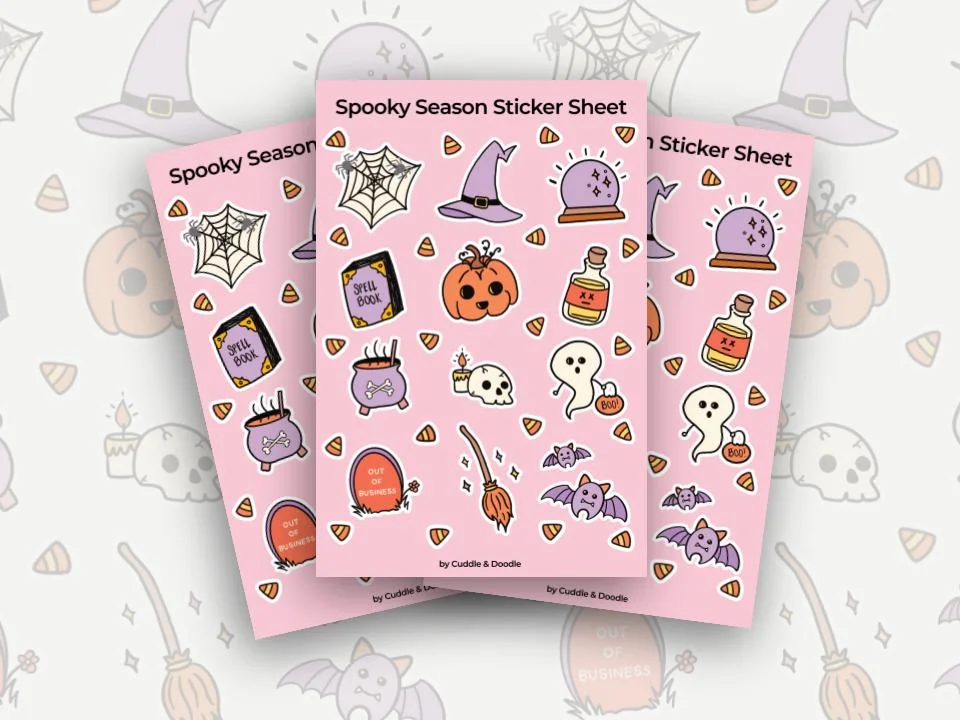Halloween Planner Stickers