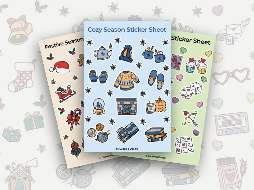 Winter Sticker Sheet Bundle