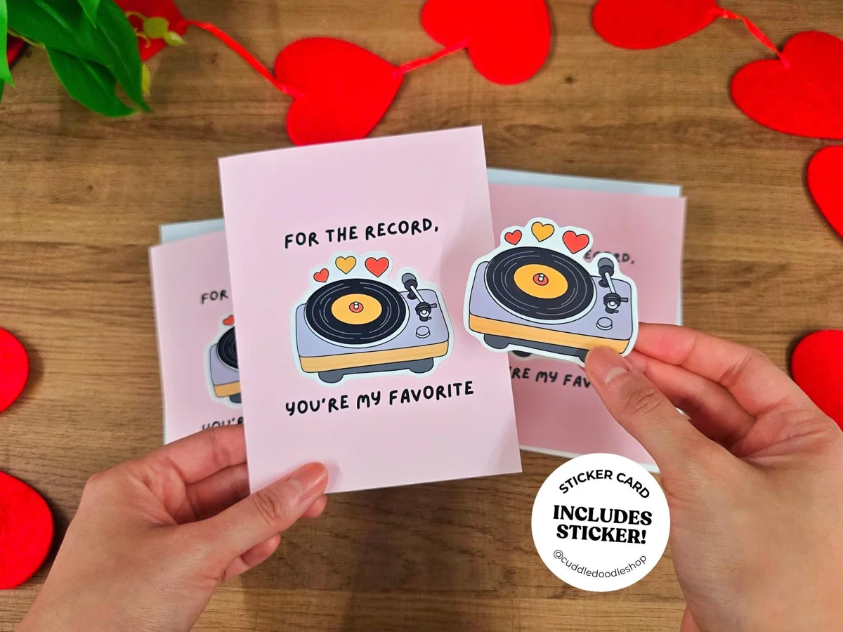 Music Lover Valentine's Day Card