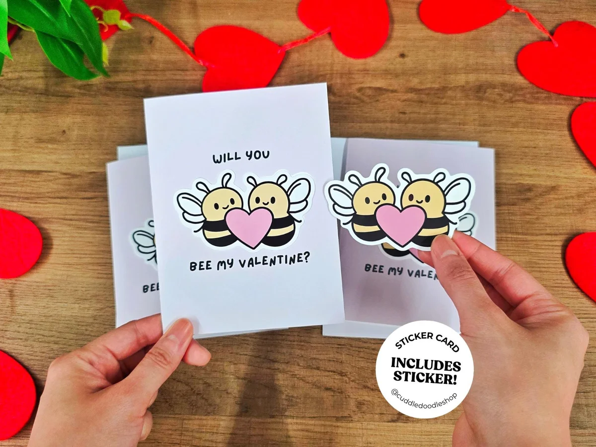 Will You Bee My Valentine? Card