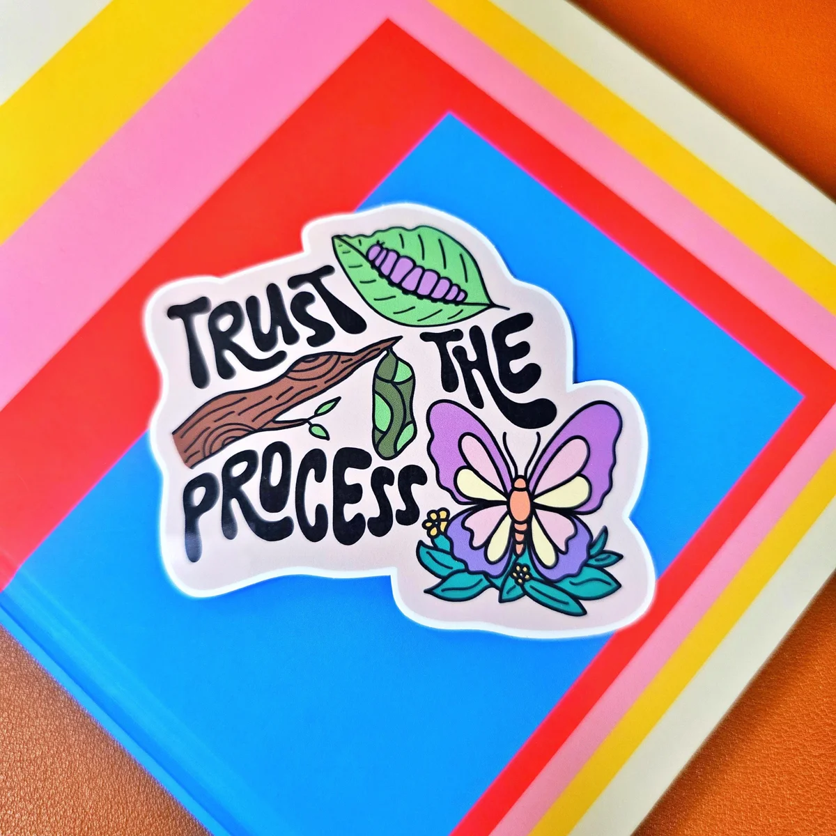 Butterfly Metamorphosis Sticker
