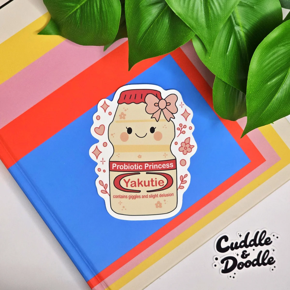 Yakult Princess Vinyl Sticker