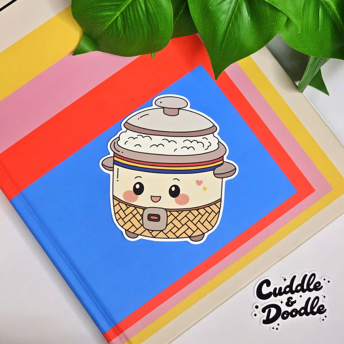 Kawaii Rice Cooker Sticker