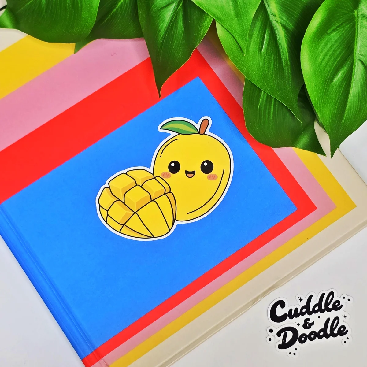 Cute Mango Vinyl Sticker