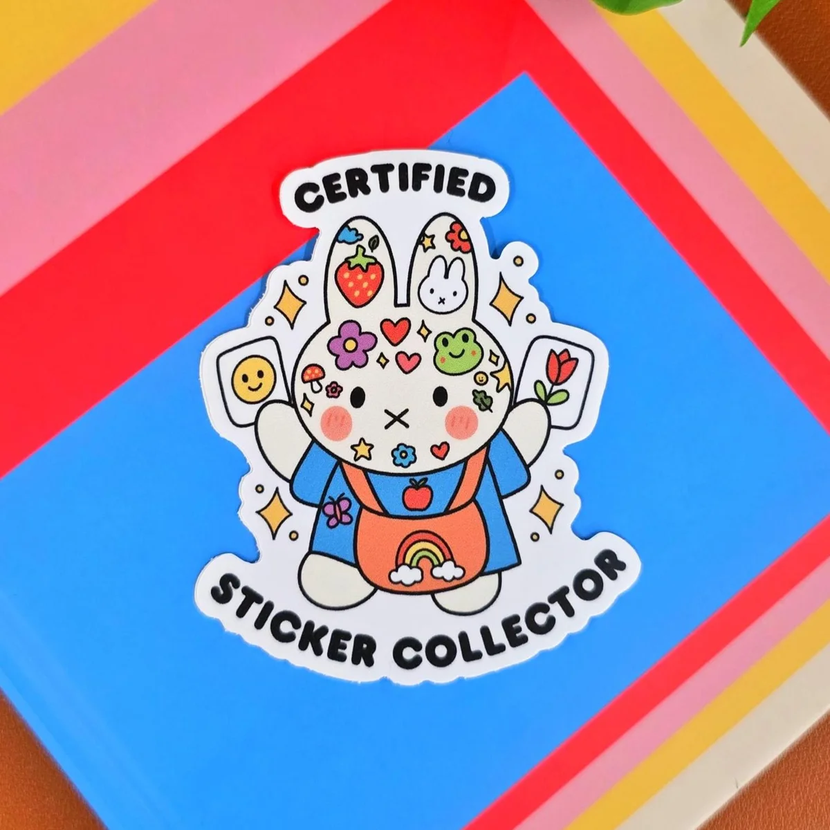 Sticker Collector Bunny Vinyl Sticker