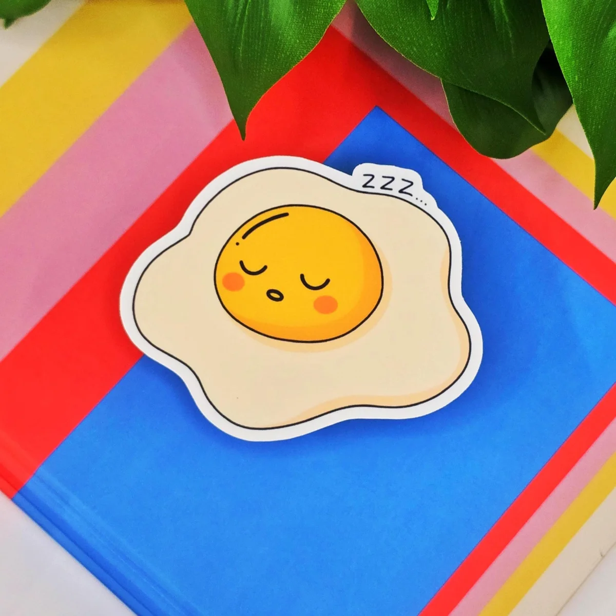 Sleepy Egg Sticker