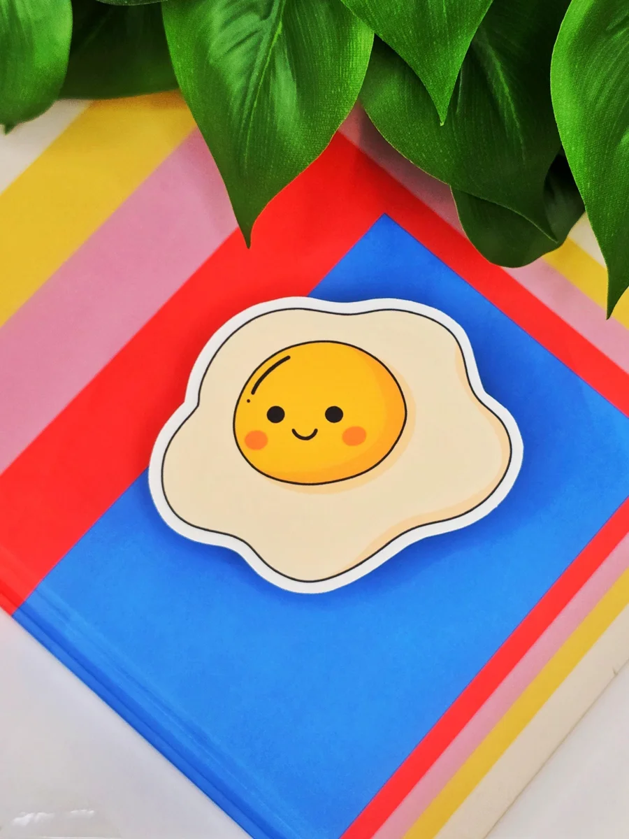 Kawaii Fried Egg Sticker