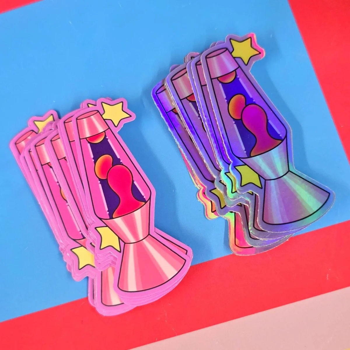 Retro Lava Lamp Sticker