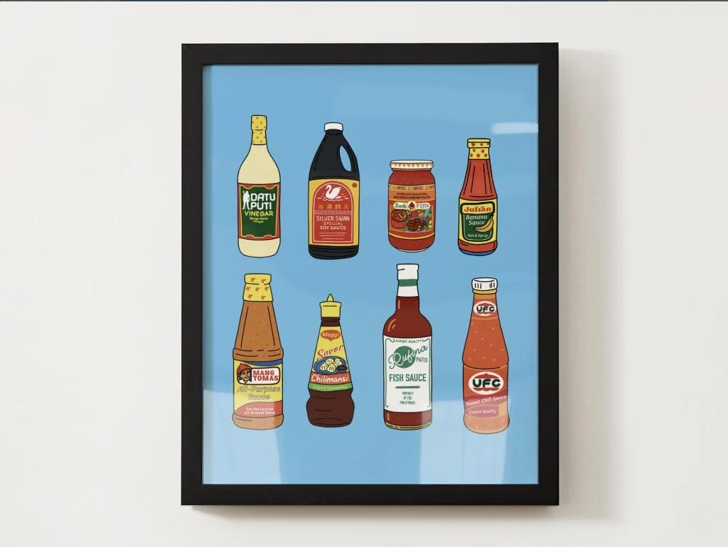 Filipino Condiments Art Print