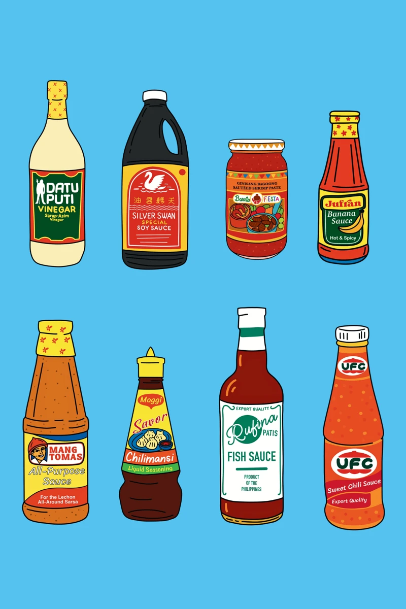 Filipino condiments art print